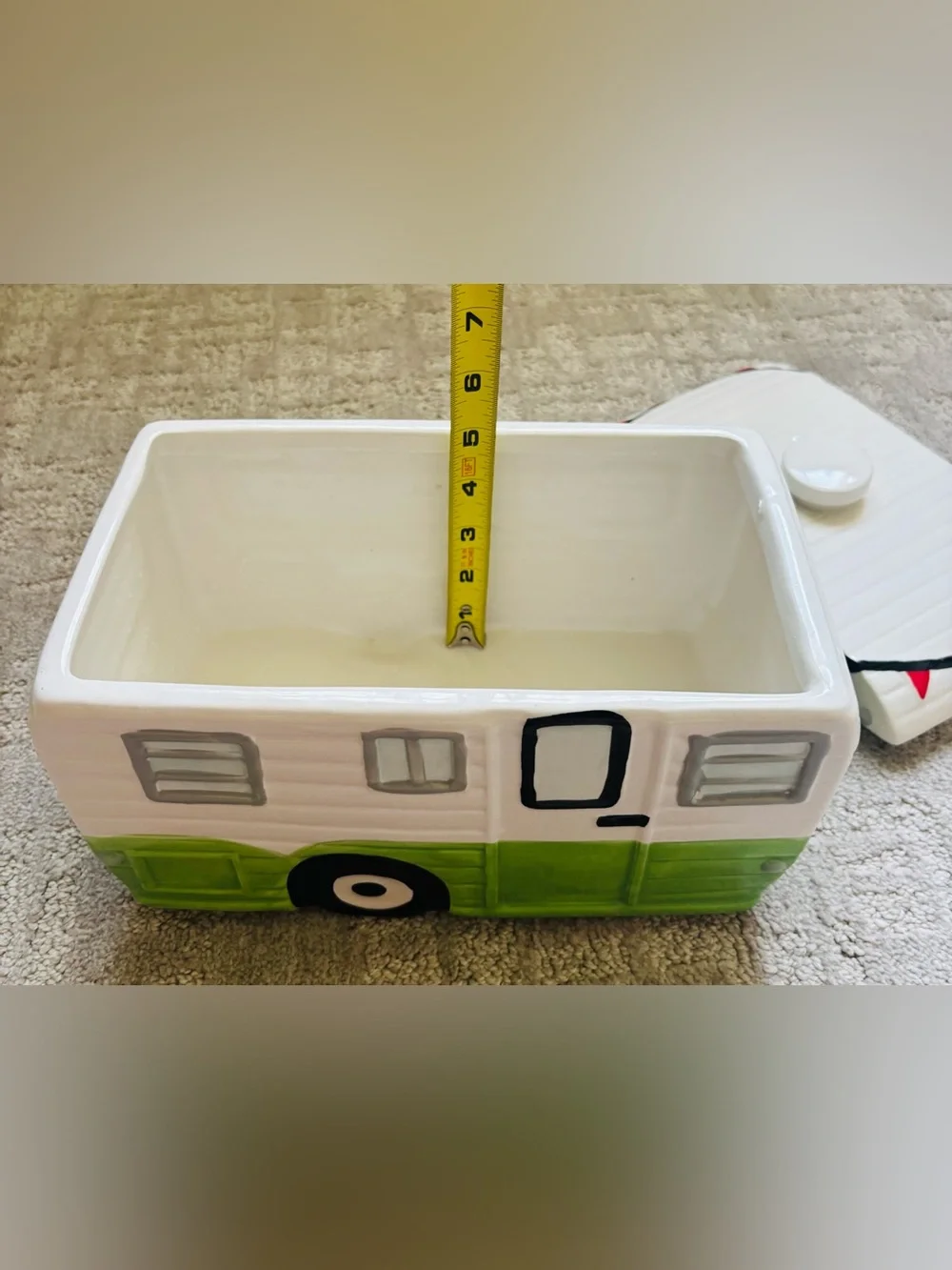 World Market Retro RV Camper Ceramic Cookie Jar